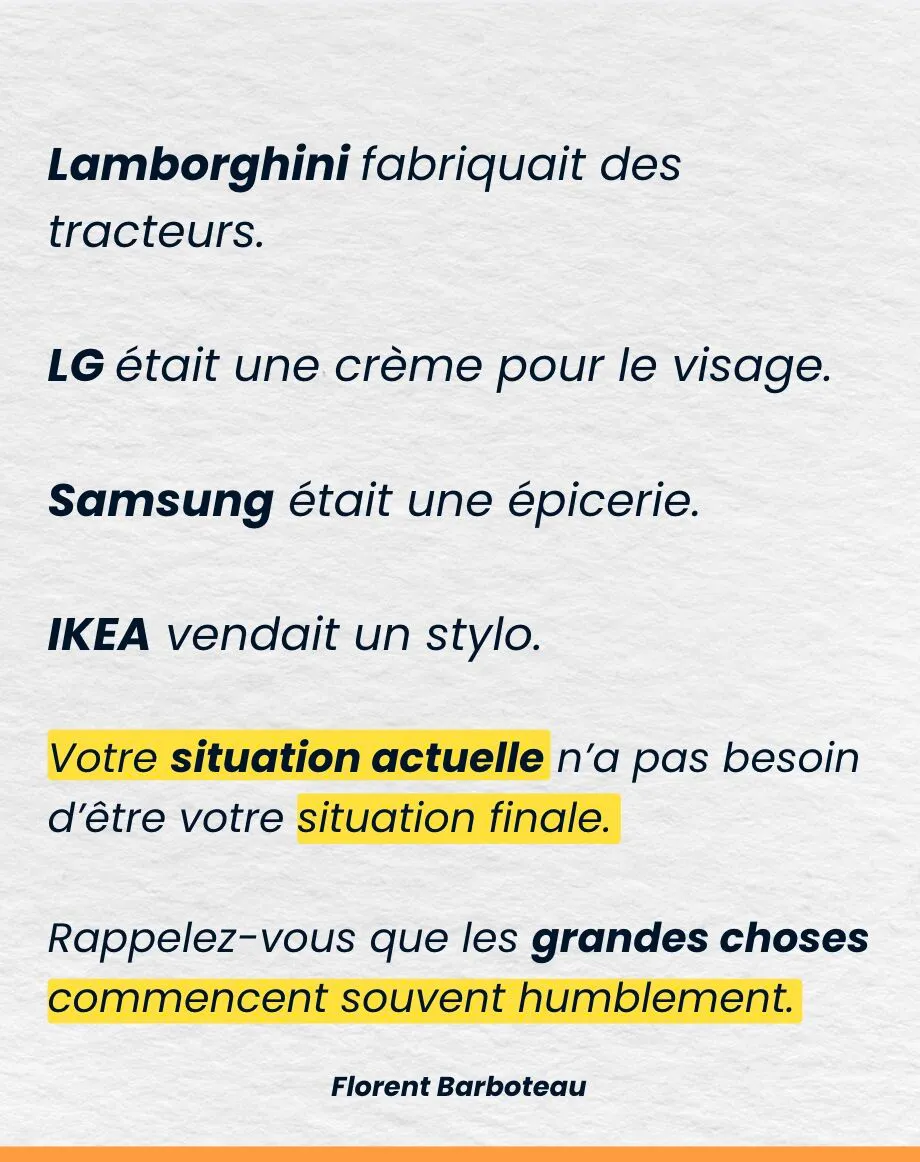 Image: Ikea vendait des stylos, Samsung était une épicerie, etc.