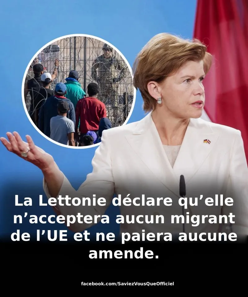 Image: La Lettonie n'acceptera plus de migrants