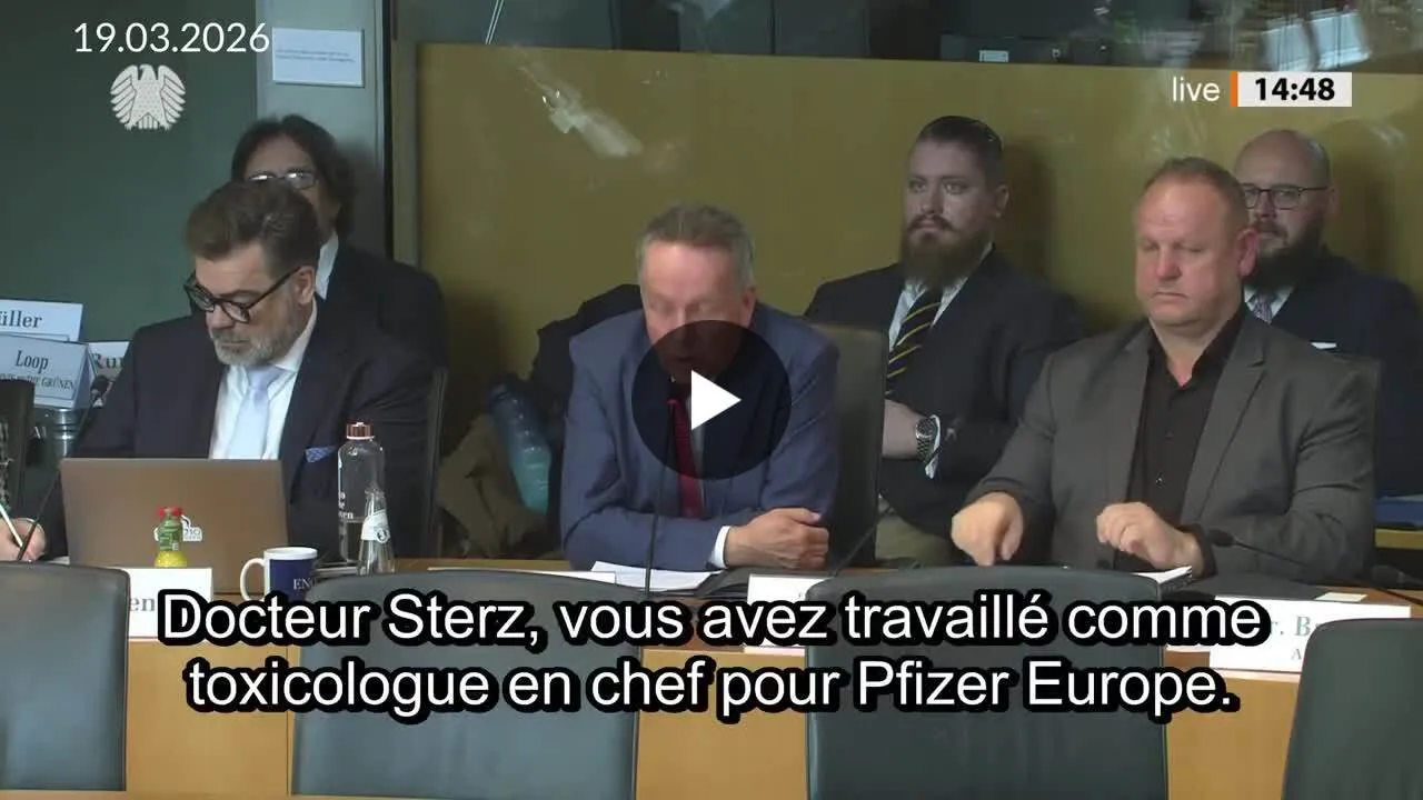Image: Il aurait fallu retirer le vaccin Pfizer après 2 mois, selon un ex-responsable de la toxicologie