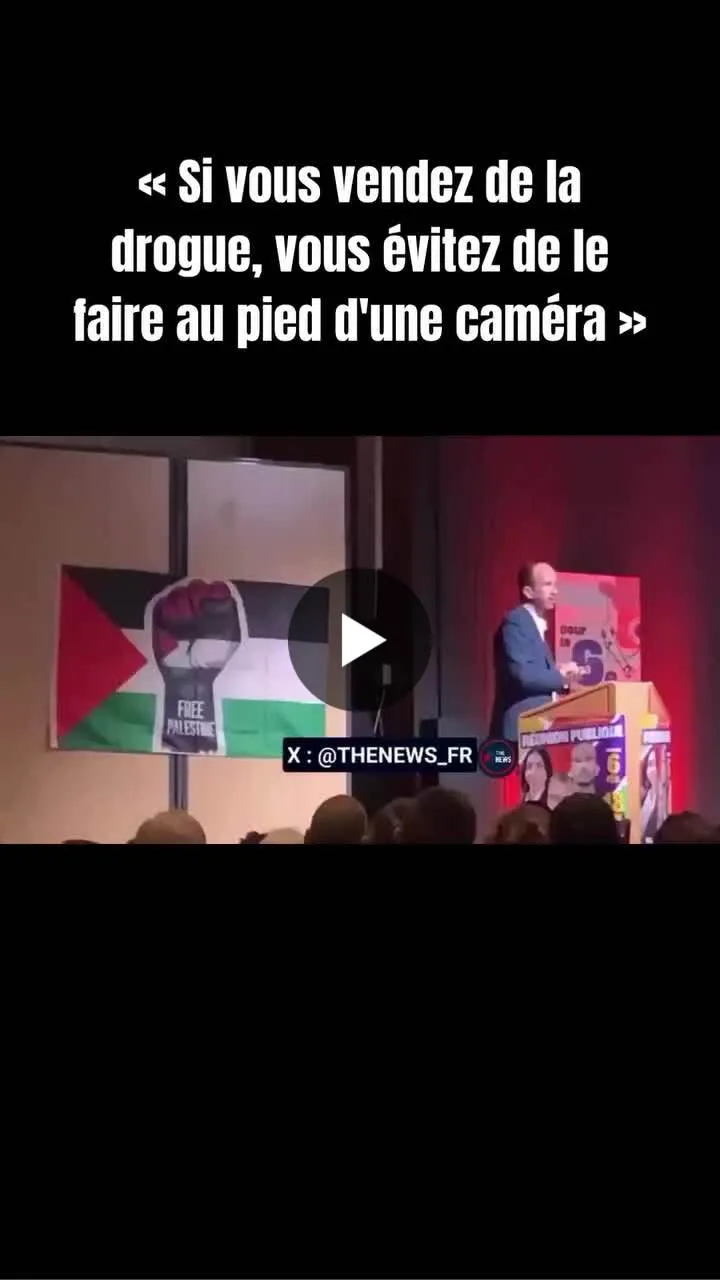 Image: Manuel Bompard donne des conseils aux dealers pour éviter les caméras de vidéosurveillance